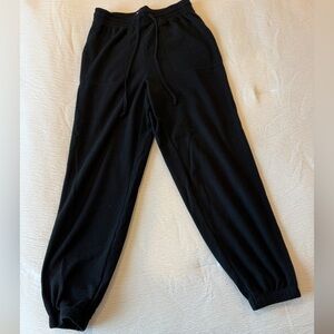 Urban Outfitters Black Ribbed Jogger Pants
